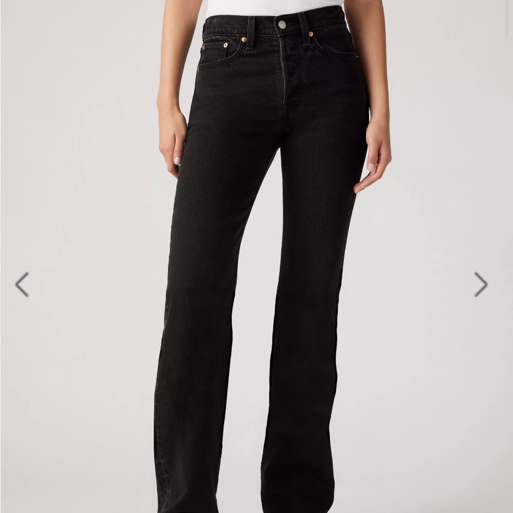 Levi's Black Flare & Wide Leg Jeans